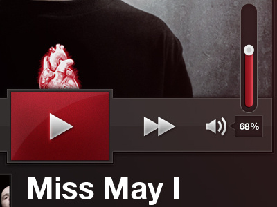 Miss May I Player digital mobile play player red ui