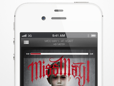 Miss May I Player digital mobile play player red ui