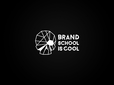 Brand School is Cool | Visual Signature brand school is cool cool poly school skull