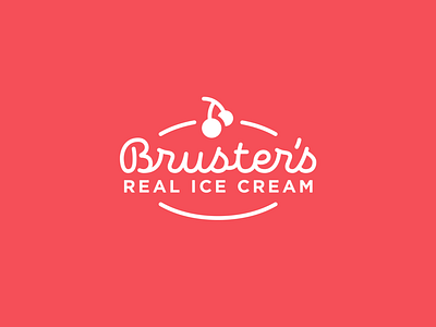 Brusters Real Ice Cream Rebrand brand development branding concept design ice cream icecream logo logo design rebrand rebranding redesign typography