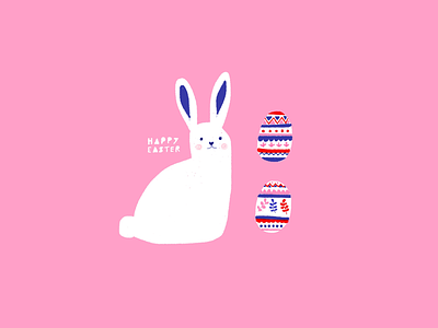Easter 🐰🥚✏️ bunny color digital digital art easter easter eggs illustration