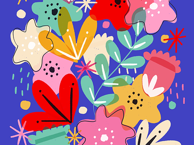 🌸 color digital art flores flowers illustration ilustración pattern