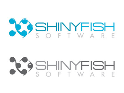 Logo Design - Shinyfish branding design fish logo software vector