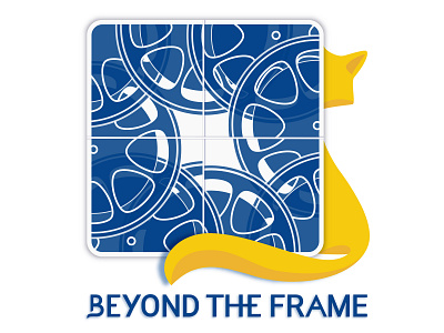 Beyond the Frame New Logo branding cat cat logo logo movie tile youtube channel youtuber