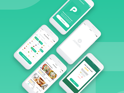 Pocketchef - Recipe App mobile sketch ui