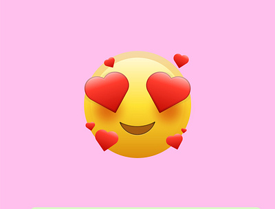 In love emoji adobe illustrator adobe xd app art artist artwork branding design emoji emoji set emojis icon illustraion illustrator logo vector