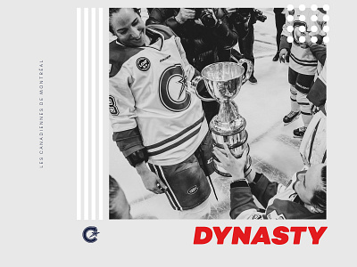 Canadiennes - Dynasty alumni black and white branding celebration cwhl dynasty editorial grid hockey layout photography sports typography