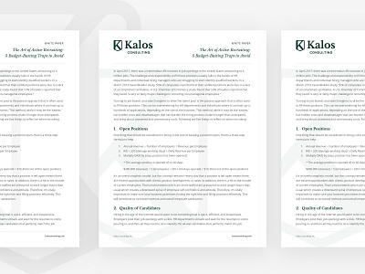 Kalos White Paper