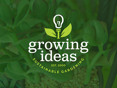 Growing Ideas - Logo branding environment gardening gardening logo green growing growing ideas ideas natural nature plants