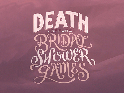Death before bridal shower games