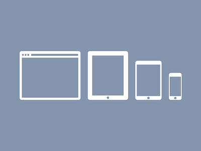 Responsive Web Design #2 browser design ipad iphone mini responsive simple vector web