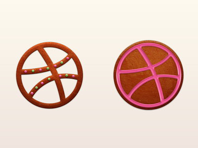 Gingerbread a la Dribbble