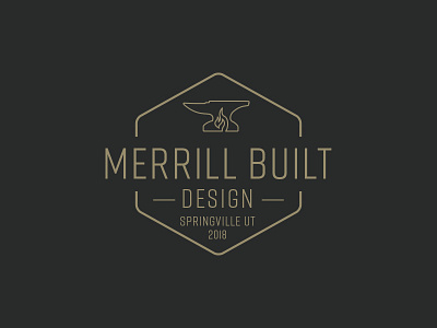 Merrillbuiltdesign business mark illustration illustrator line work