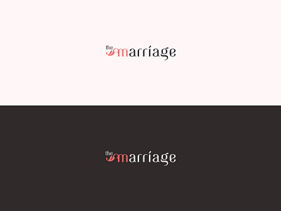 The Marriage Branding adobe xd branding logo typography ui vector wedding