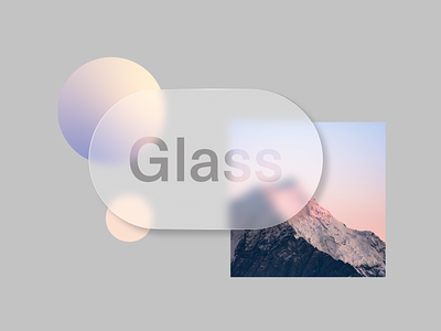 Frosted Glass Effect design effect frosted glass graphic design ui uiux ux vector