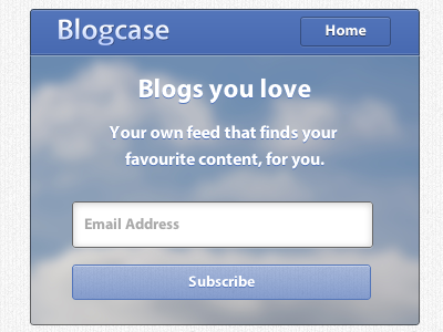 Blogcase - Sub page blogcase blue css3 form pretty reserve shadows subscribe username