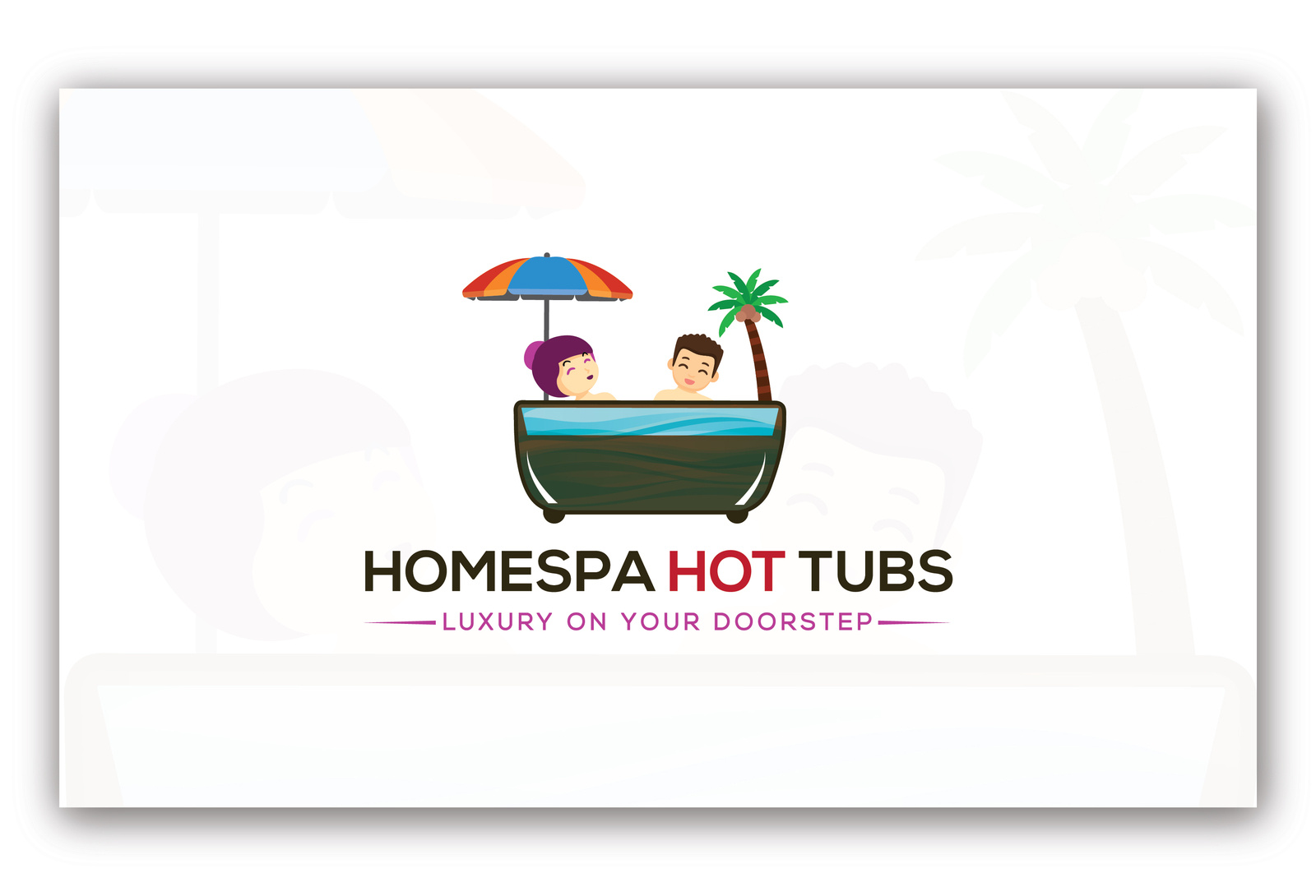 HOME SPA HOT TUBS logo by Zubair Ahmed on Dribbble