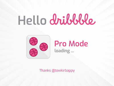 Hello Dribbble