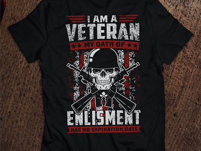 I am a Veteran My Oath of Enlistment T-shirt abstract app art creative design dribbble dribbble best shot illustration print print design typography ui ux vector veteran veteran 2019 veterans day web