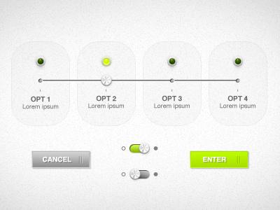 Clean UI elements exploration button design digital elements exploration interface light slider switch ui ux web