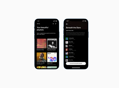 Scopitone for Apple Music app clean flat iphone minimal simple swift ui