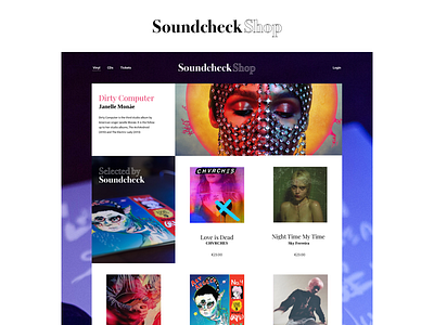 Web Page - Soundcheck Shop