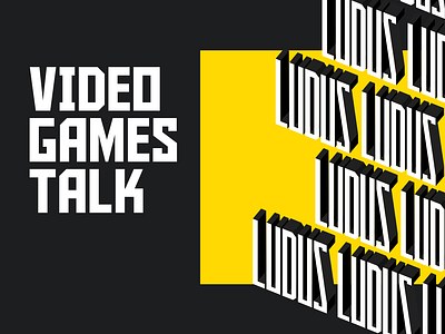 LUDUS - VIDEO GAMES TALK [Twitch Graphics] font minimal twitch twitch logo twitch overlay twitch.tv ui video games videogames