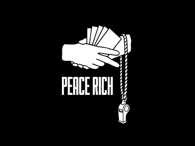 PEACE RICH HANDS branding clothing graphic design logo peace rich