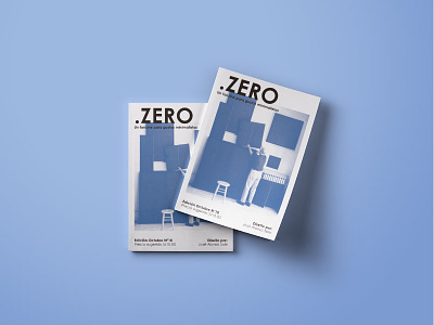 Point Zero blue book editorial fanzine magazine minimalist