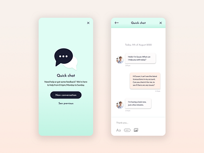 Direct Messaging In App |  Daily UI Challenge #013