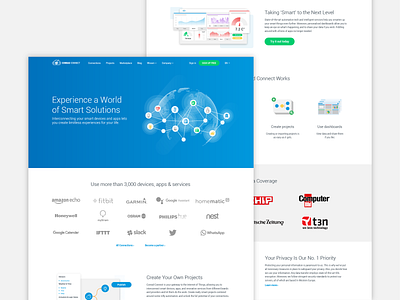 IoT platform marketing pages blue branding design illustration iot iotplatform productdesign responsivedesign ui ux vector webdesign webdesigner