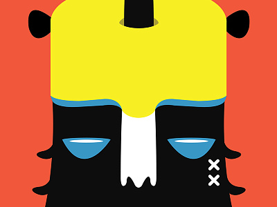 El Niño black blue digital illustration illustrator monster mouse red x yellow