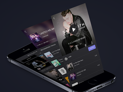 Music App Concept Work ui