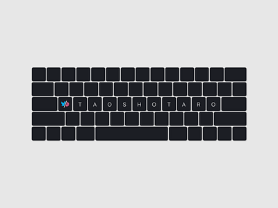 Keyboard business card