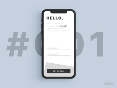 Daily UI Challenge #001 - Sign Up