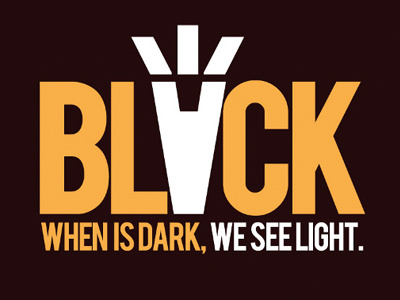 Black agency black design light logo yellow