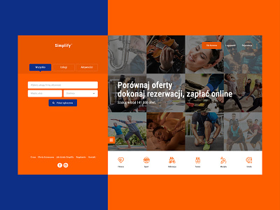 Simplify 2.0 agency concept creative poland sport ux web website