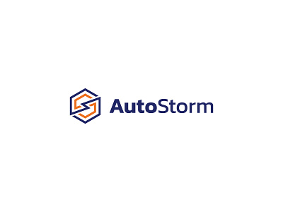 Autostorm app branding car create design identity logo