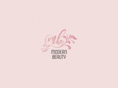 Modern Beauty beauty calm clean cosmetic face logo pink salon spa