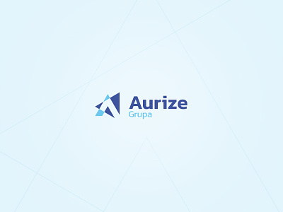 Aurize b2b blue branding business company keyvisual logo mark