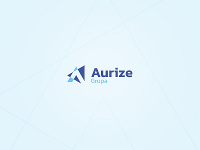 Aurize b2b blue branding business company keyvisual logo mark