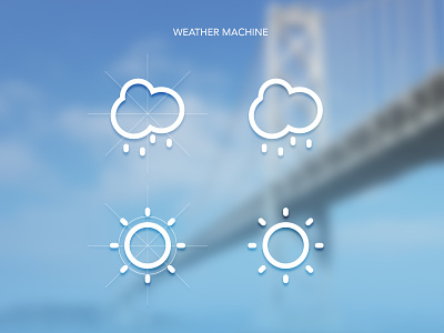 Weather App Icons flat design icon icon design icons ios7 iphone shapes ui design weather