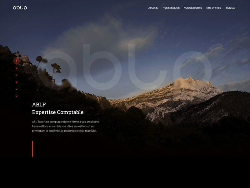 Website parallax