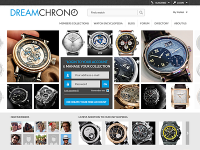 Dreamchrono marketplace website