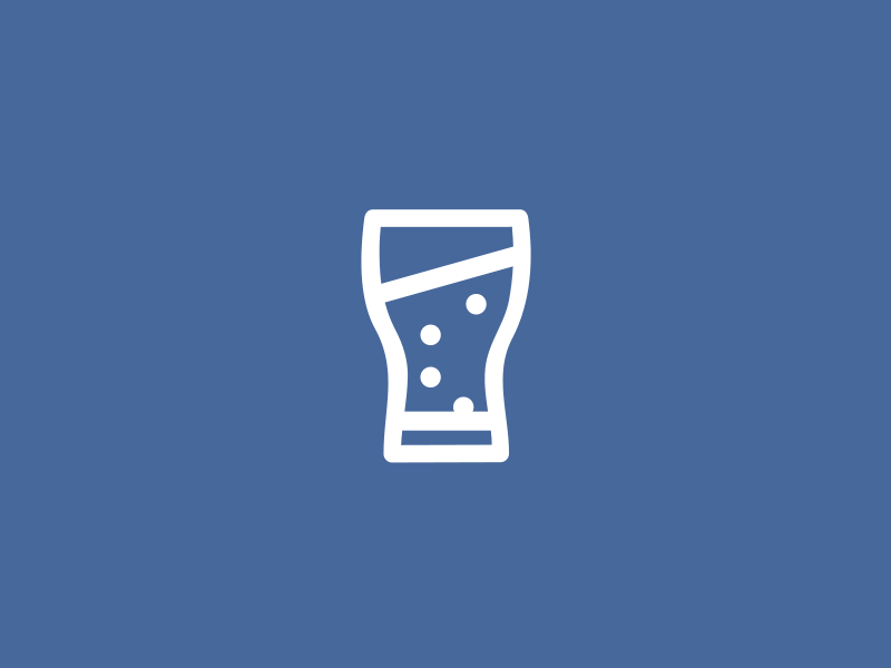 Brisbane beer. animated beer iconography icons schooner