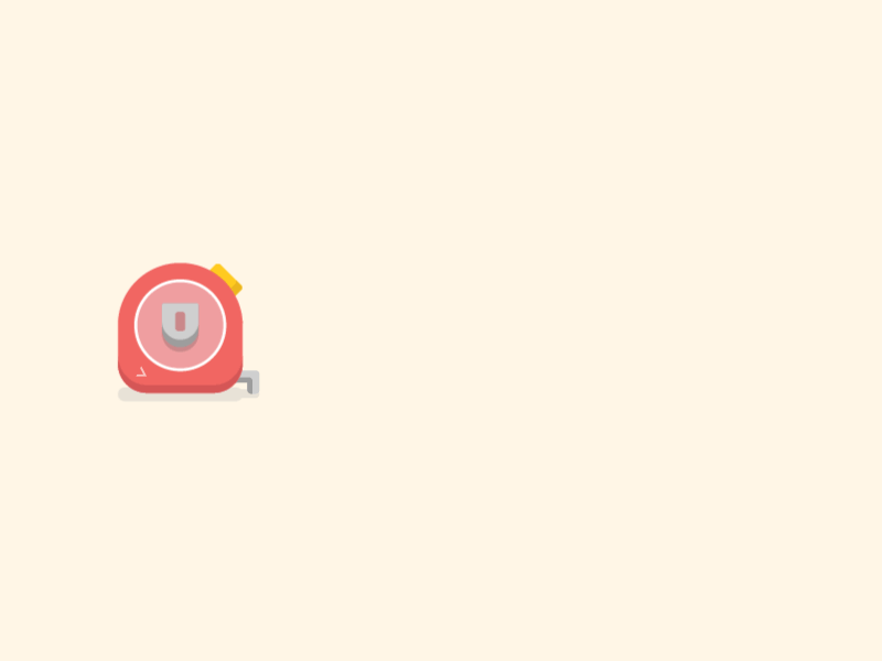 Choosing an agency (Measure twice. Cut once) vector illustration gif article blog agency measure
