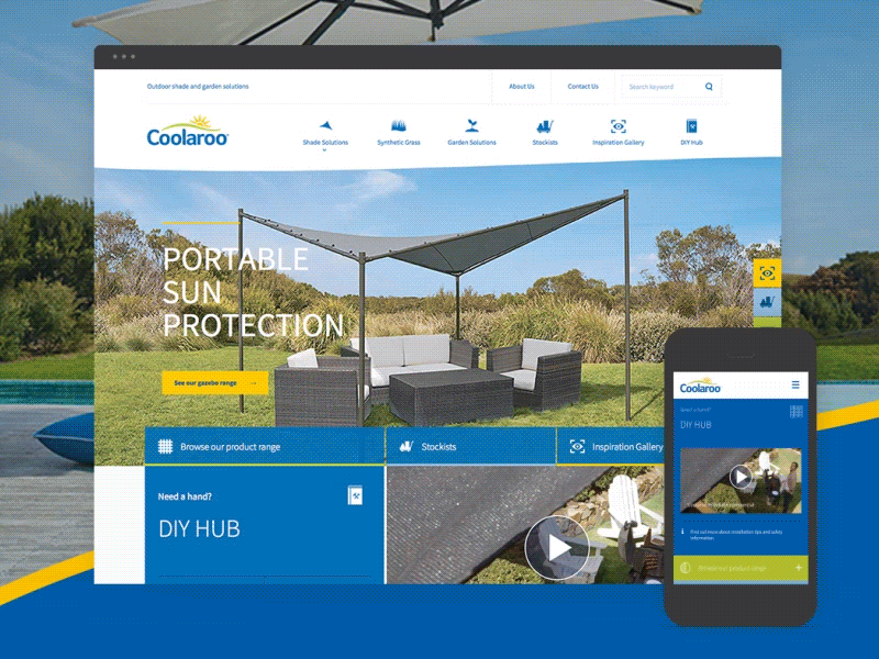 GALE Pacfic's Coolaroo website