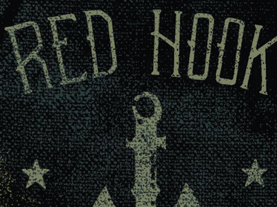 Red Hook, Brooklyn anchor brooklyn hand drawn lettering red hook texture vintage
