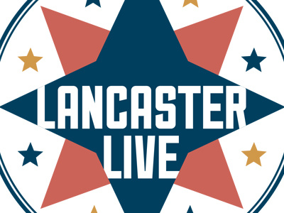 Lancaster Live branding dutch hex lancaster live live music logo music pennsylvania signage vector