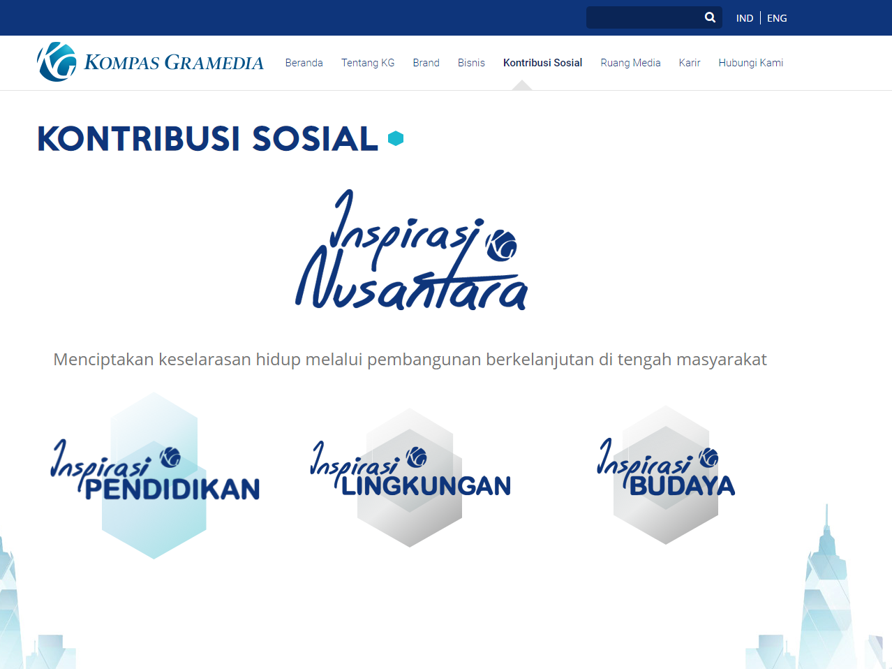 kompas gramedia landing page by bayu prakoso on dribbble dribbble